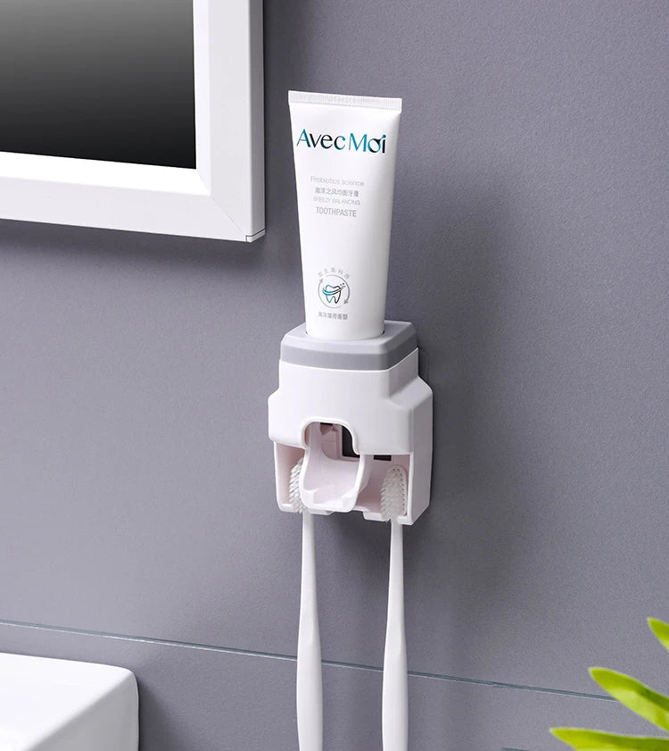 Wall Mount Automatic Toothpaste Dispenser